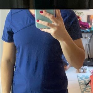 Cherokee navy infinity scrub top